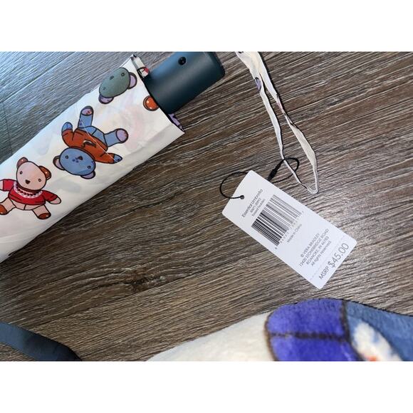 Vera Bradley NWT Blanket in Toasty Teddies With Matching Umbrella - Picture 5 of 7